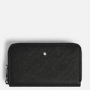 Montblanc Sartorial mittelgroße Geldbörse mit Rundum-Reißverschluss, 12 cc, Schwarz – 220361