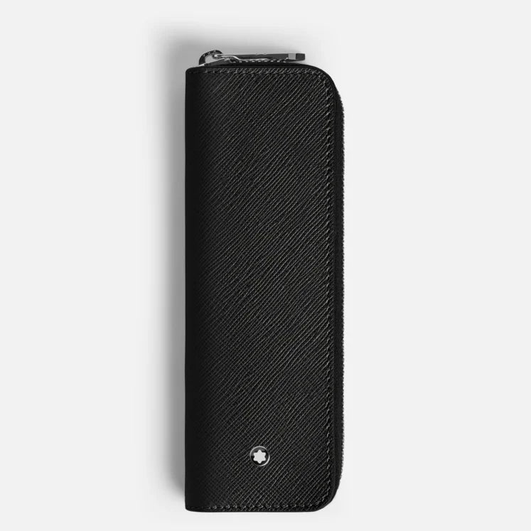 Astuccio Montblanc  con cerniera per 1 strumento da scrittura Sartorial, colore nero - 220368