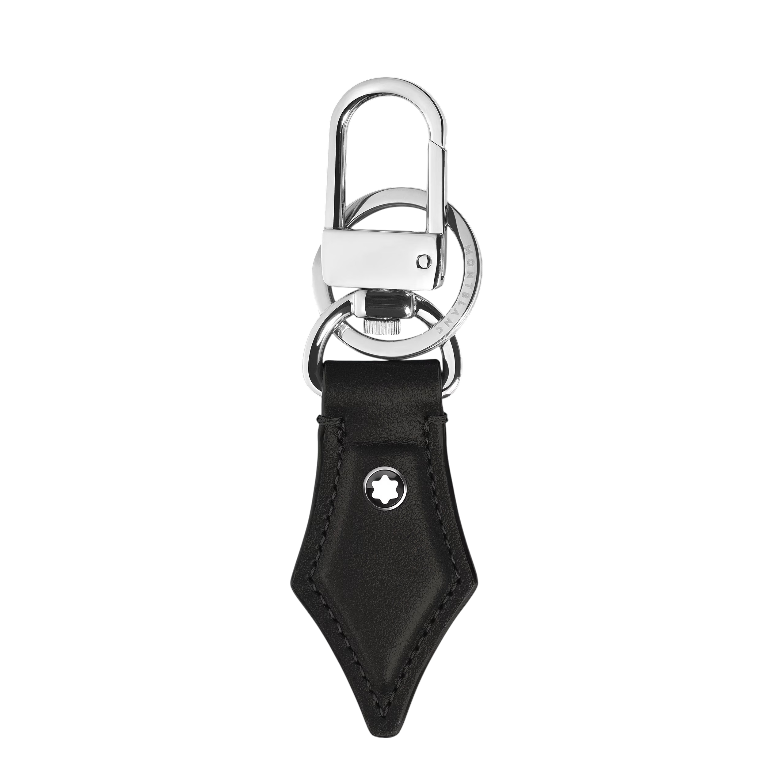 Portachiavi Montblanc a Forma di Pennino in Pelle Meisterstück, colore nero - 220436