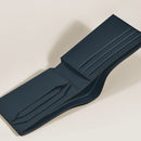 Portafoglio Montblanc 6 Tasche in Pelle Meisterstück, colore valluto blu - 220446