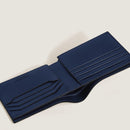 Portafoglio Montblanc 8 scomparti in Pelle Meisterstück, colore Blu inchiostro/nero - 221324