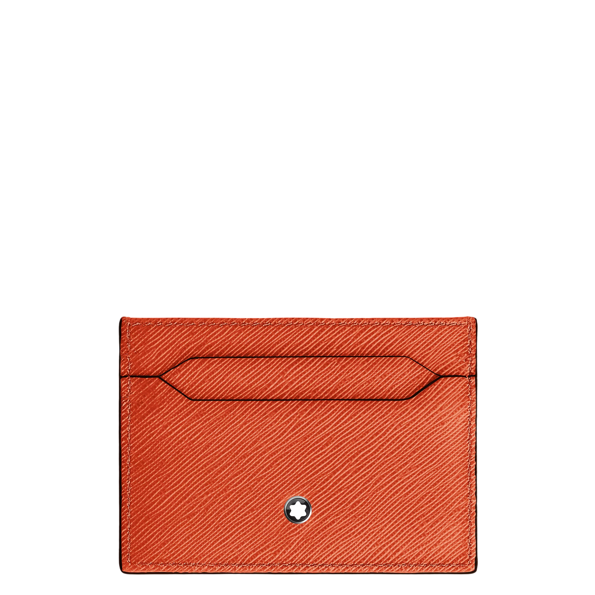 Montblanc portacarte 5 scomparti in Pelle Sartorial, color mandarino - 221352