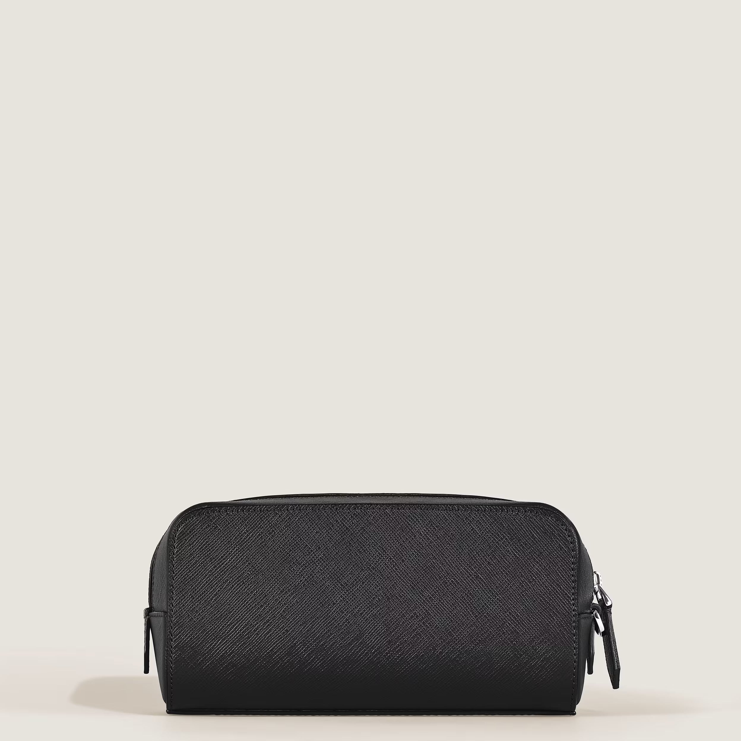 Pochette Montblanc Beauty Piccola in Pelle Sartorial, colore nero - 221572