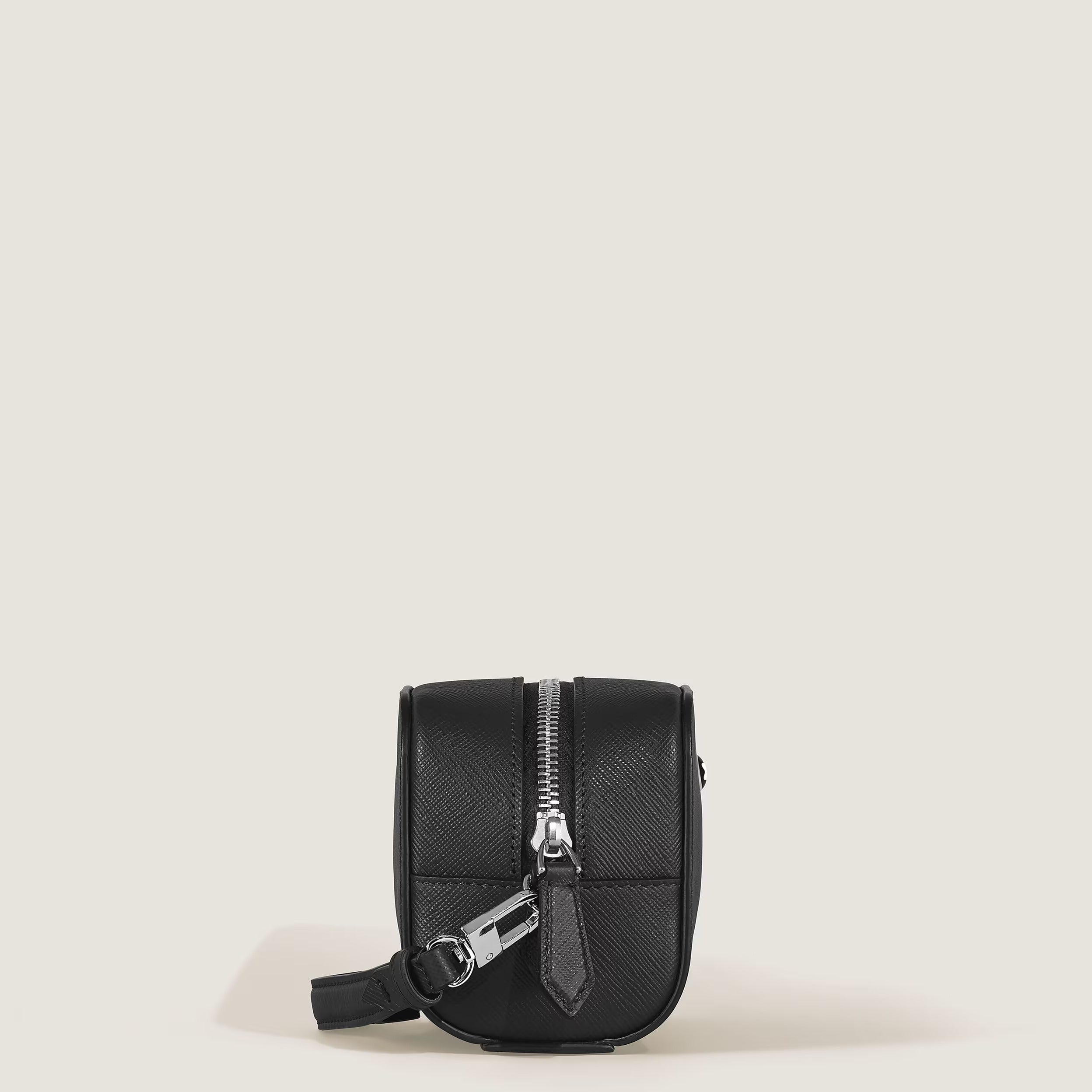 Pochette Montblanc Beauty Piccola in Pelle Sartorial, colore nero - 221572