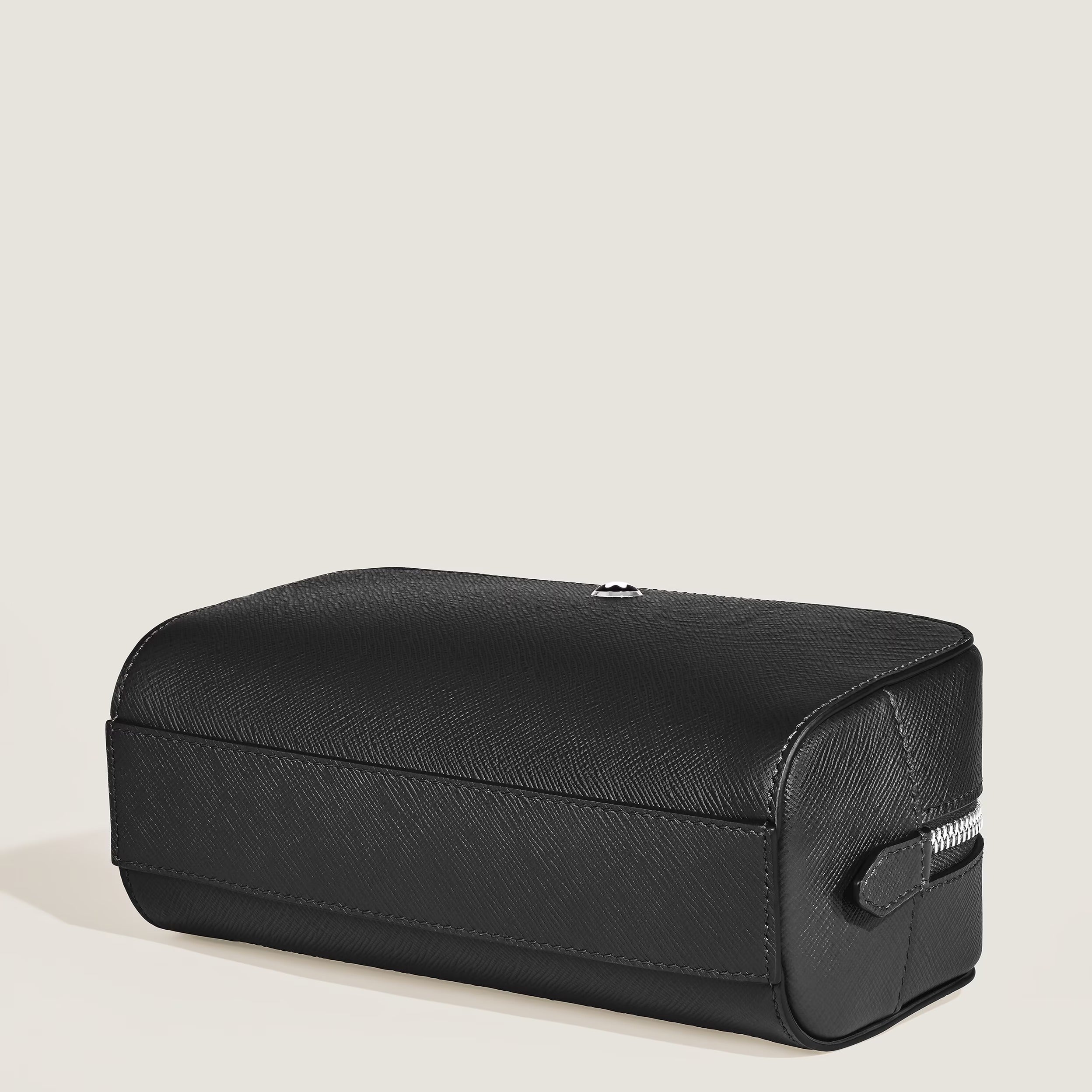 Pochette Montblanc Beauty Piccola in Pelle Sartorial, colore nero - 221572