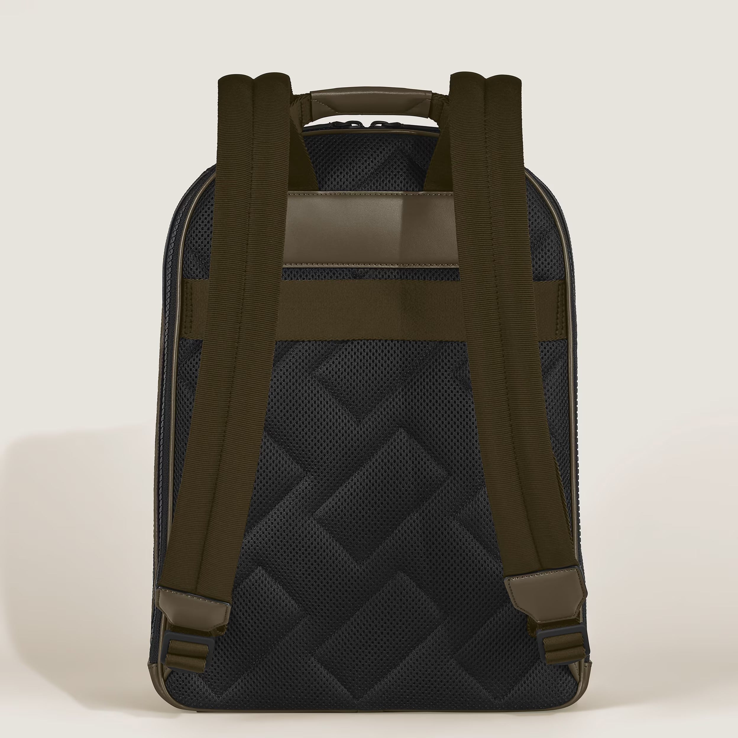 Zaino Medio Montblanc con 3 Scomparti in Pelle Extreme, colore kaki - 221594