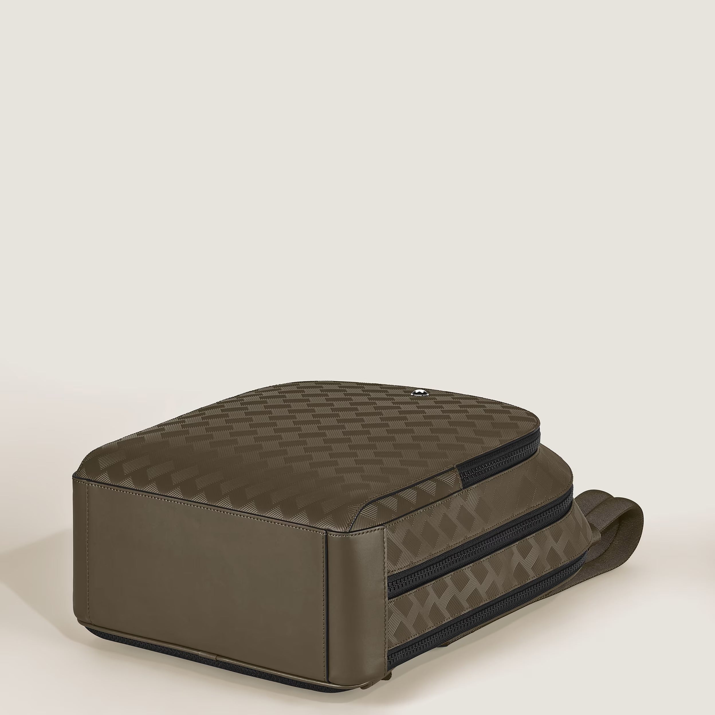 Zaino Medio Montblanc con 3 Scomparti in Pelle Extreme, colore kaki - 221594