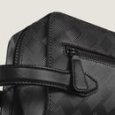 Pochette Montblanc Beauty in Pelle Extreme, colore nero - 221610