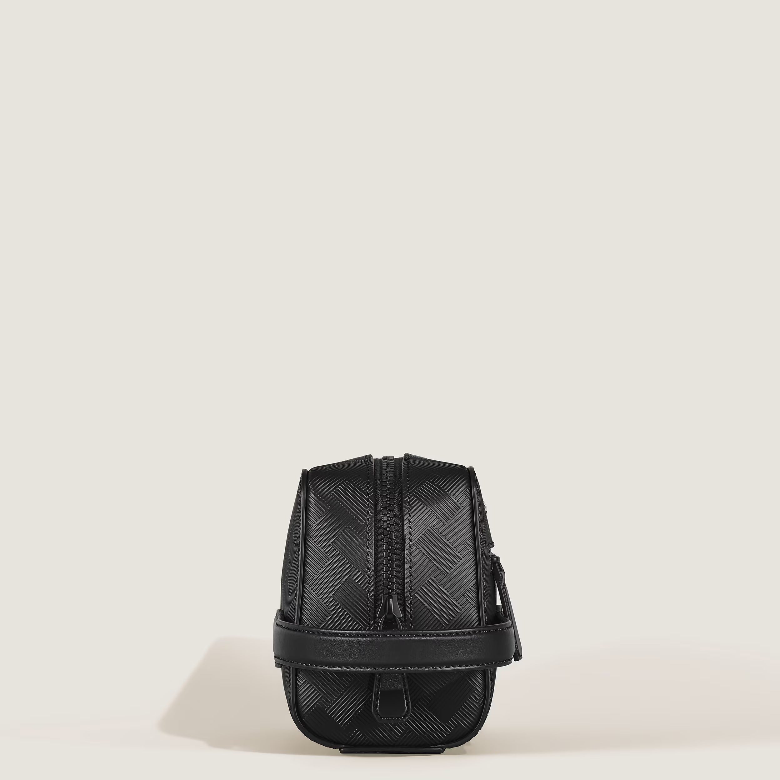 Pochette Montblanc Beauty in Pelle Extreme, colore nero - 221610