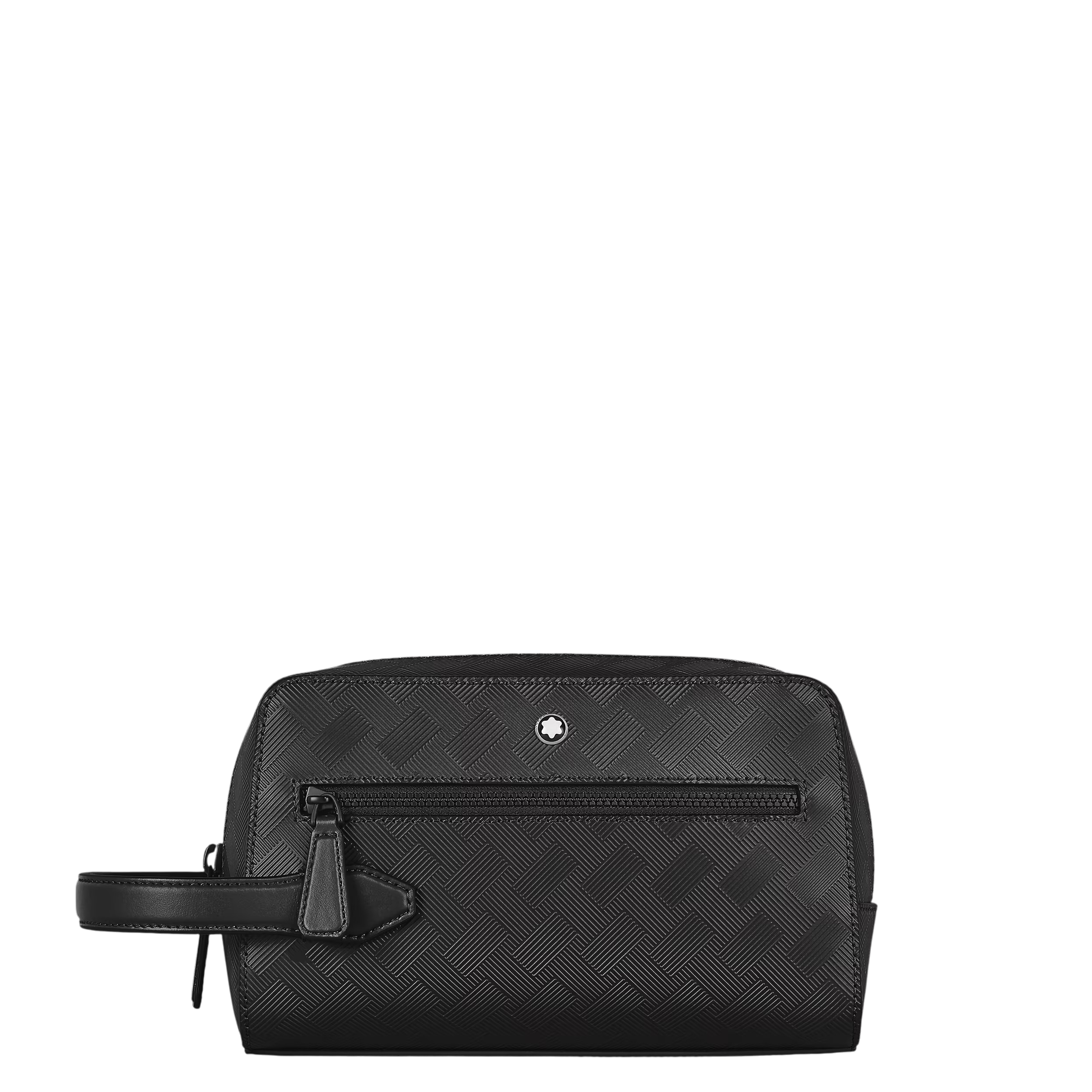 Pochette Montblanc Beauty in Pelle Extreme, colore nero - 221610