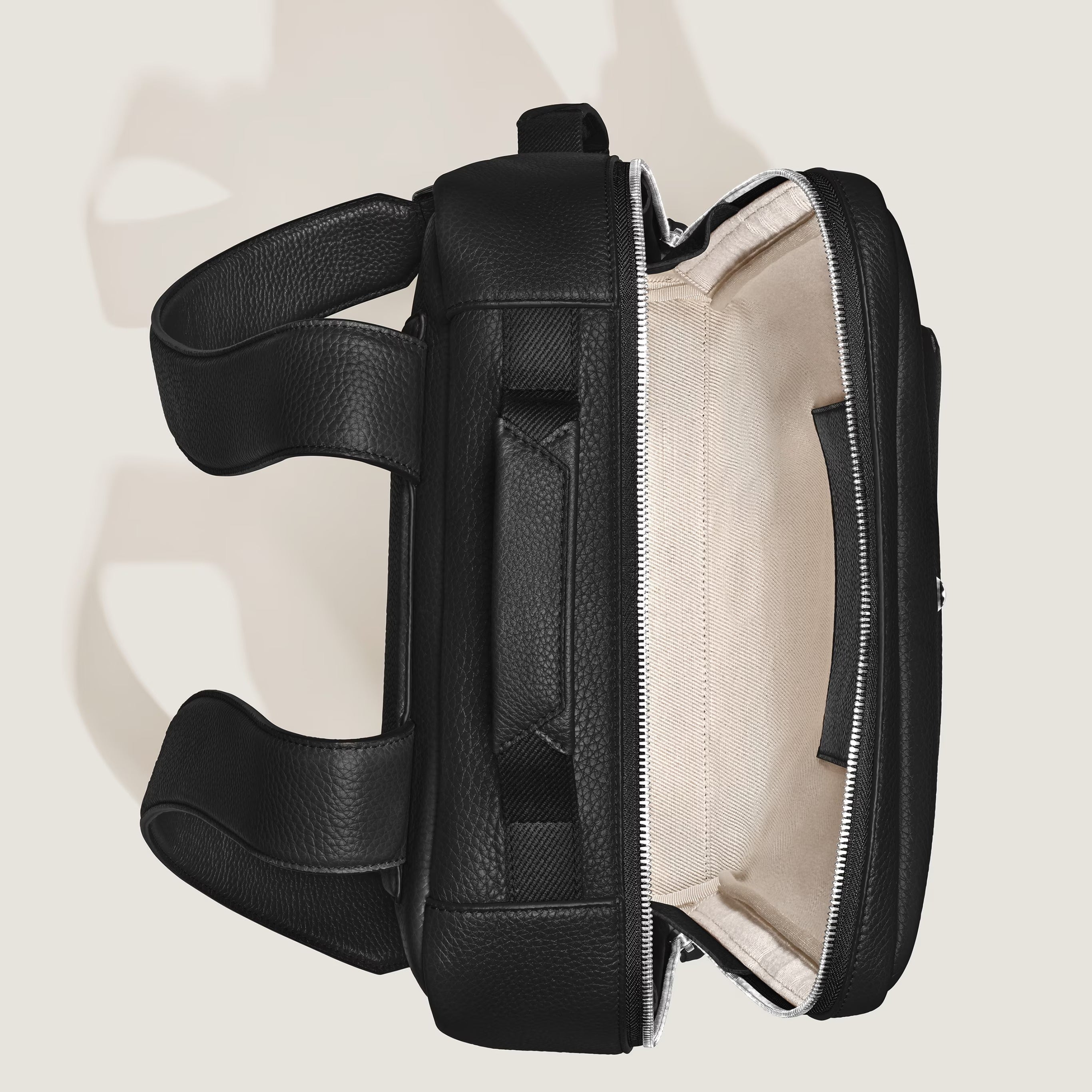 ZAINO GRANDE MONTBLANC RETTANGOLARE NERO - 221626