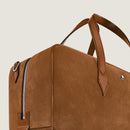 Borsa Montblanc Weekender 45 in Suede color caramello - 221674