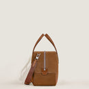 Borsa Montblanc Weekender 45 in Suede color caramello - 221674