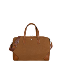 Borsa Montblanc Weekender 45 in Suede color caramello - 221674