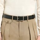 Cintura Montblanc Reversibile 35 mm Rettangolare in Pelle Sartorial, colore nero/marrone - 222195