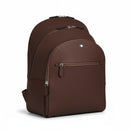 Zaino Montblanc Modello Medio con 3 Compartimenti in Pelle Sartorial, colore Ebony - 222929