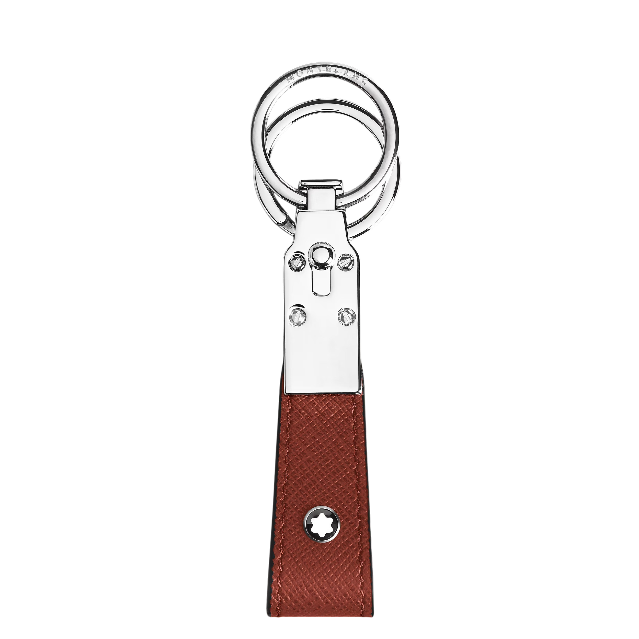 Portachiavi Montblanc in Pelle Sartorial, colore Quercia rossa - 223071