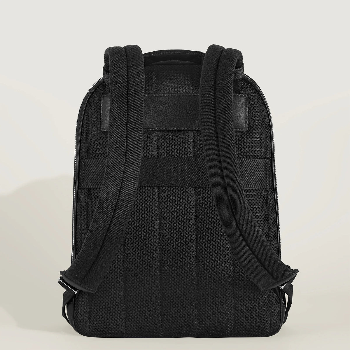 Zaino medio Montblanc Grain Black con 3 scomparti - 223287