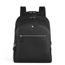 Zaino medio Montblanc Grain Black con 3 scomparti - 223287