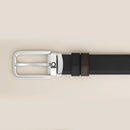 Cintura Montblanc Reversibile 30 mm in Pelle Meisterstück con Fibbia Rettangolare - 223405