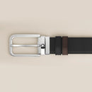 Cintura Montblanc Reversibile 35 mm in Pelle Meisterstück con Fibbia Rettangolare - 223407