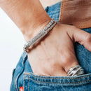 Bracciale tennis TI SENTO MILANO in argento e zirconi bianchi, misura Large - 23042ZI