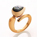 Capriful ring in rose gold, mother of pearl and diamonds - 36242