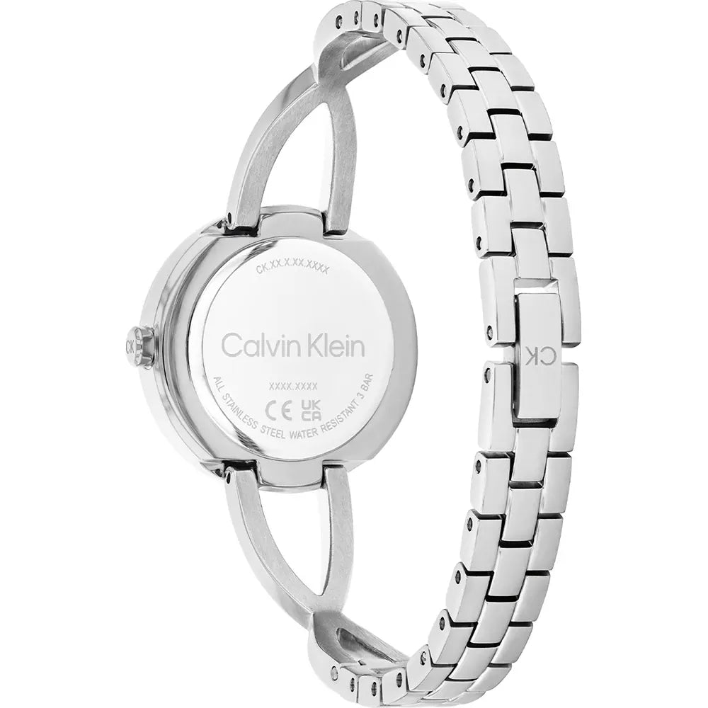 Orologio Calvin Klein da donna, Sculpted Embrace, TOTAL SILVER, 28mm - 25100058