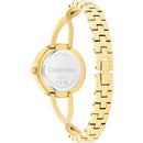 Orologio Calvin Klein da donna, Sculpted Embrace,  acciaio dorato, 28mm - 25100059