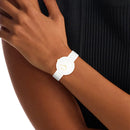 Orologio Calvin Klein minimalista in ceramica bianca, 34mm - 25100072