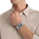 Orologio cronografo Calvin Klein GAUGE, 42mm, day-date con quadrante silver - 25200493
