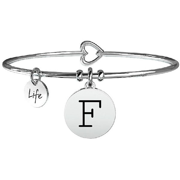 Women's Bracelet Symbols Collection - Initial F | Emotions - 231555F