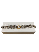 Bracciale Pianegonda da donna, in argento con cerchietto in oro giallo 18kt, collezione Gold n Soul - BA050746