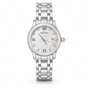Orologio Paul Picot Saint-Tropez Lady —quarzo con Quadrante madreperla e 9 diamanti VVS Top Wesselton, 29mm — NOS - 2693SL-N1D1