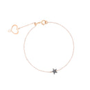 BRACELET CHROMÉ DIAMANT STAR DUST 18KT - BPPOW3K