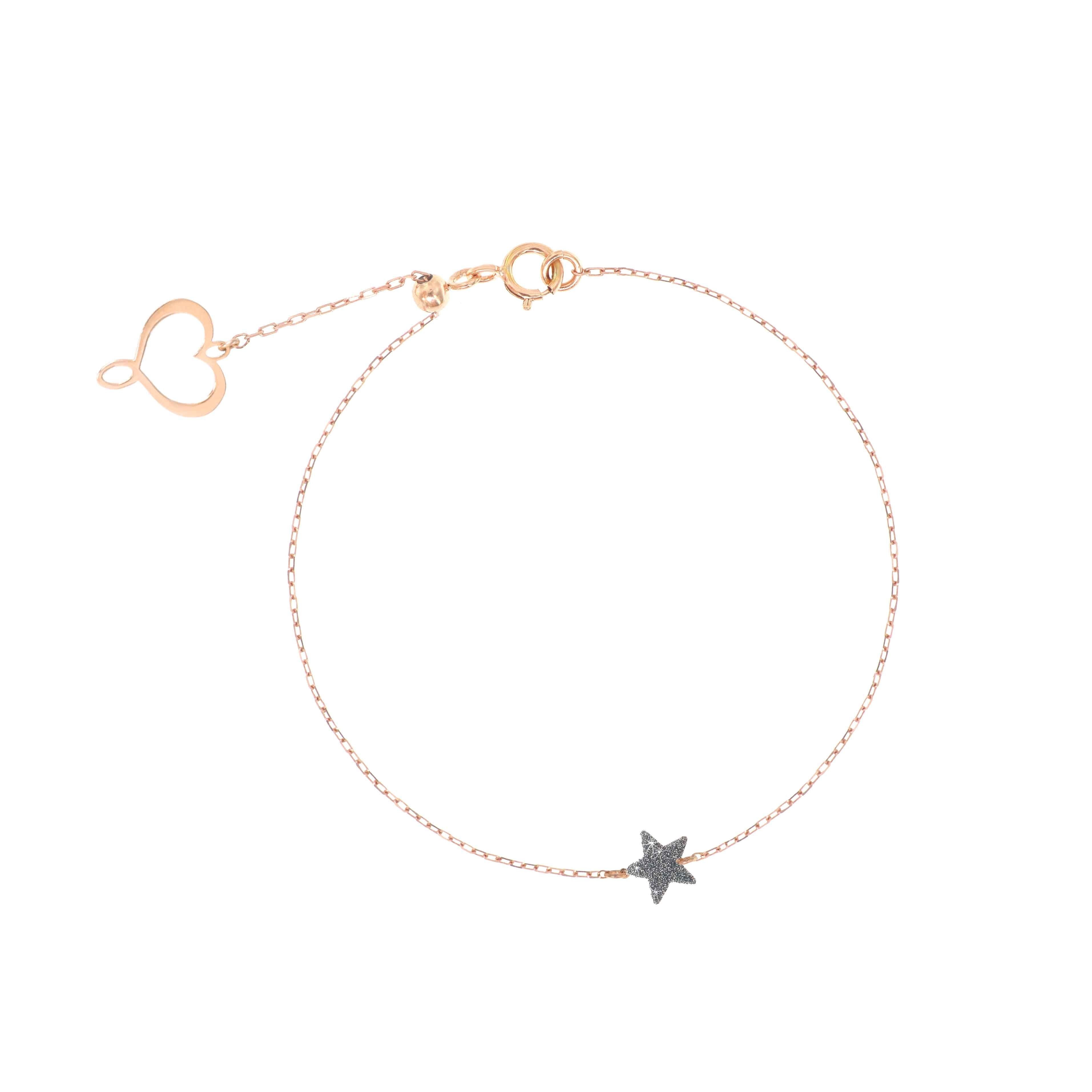 BRACCIALE 18KT STELLA POLVERE DIAMANTI CROMO - BPPOW3K