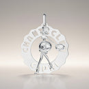 Chantecler-Anhänger, Logo-Kollektion, große Madame Clochette in Silber – 33696