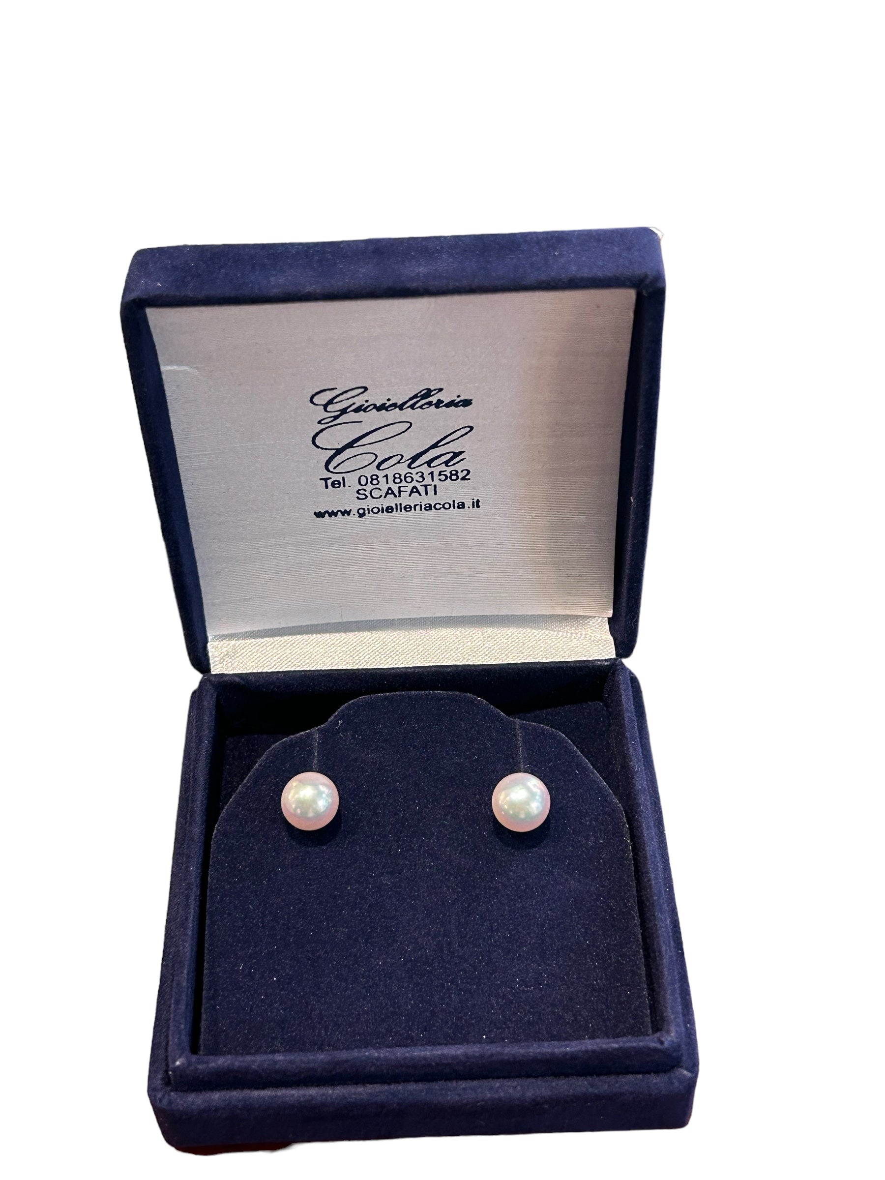 Mazza - Orecchini perle Akoya giapponesi mm 8,5-9 - ORPERLE 8.5-9