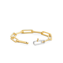 Golden silver chain bracelet - 2926SY