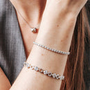 Bracciale TI SENTO MILANO in argento e zirconi bianchi, misura Medium - 2951ZI