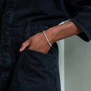 Bracciale tennis TI SENTO MILANO in argento e zirconi bianchi, misura Large - 2951ZI/L