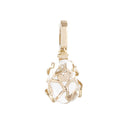 Ciondolo Chantecler, collezione Diamour FOlies, in oro giallo 18kt e cristallo di rocca - 29565