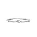 Bracciale tennis TI SENTO MILANO in argento e zirconi bianchi, misura Medium - 2995ZI