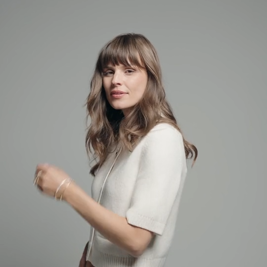 Bracciale tennis TI SENTO MILANO in argento dorato e zirconi bianchi, misura Medium - 2995ZY