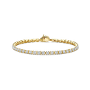 Bracciale tennis TI SENTO MILANO in argento dorato e zirconi bianchi, misura Medium - 2995ZY