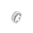 Bague bandeau en argent - 12217SI