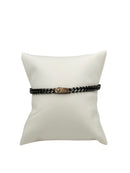 Bracciale Zancan da uomo in argento brunito, collezione Cosmopolitan - EXB659-N