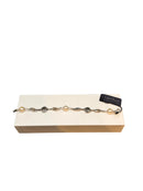 BRACCIALE LABRIOLA CON PERLE FRESH WATER E MARGHERITE IN ARGENTO - 2244