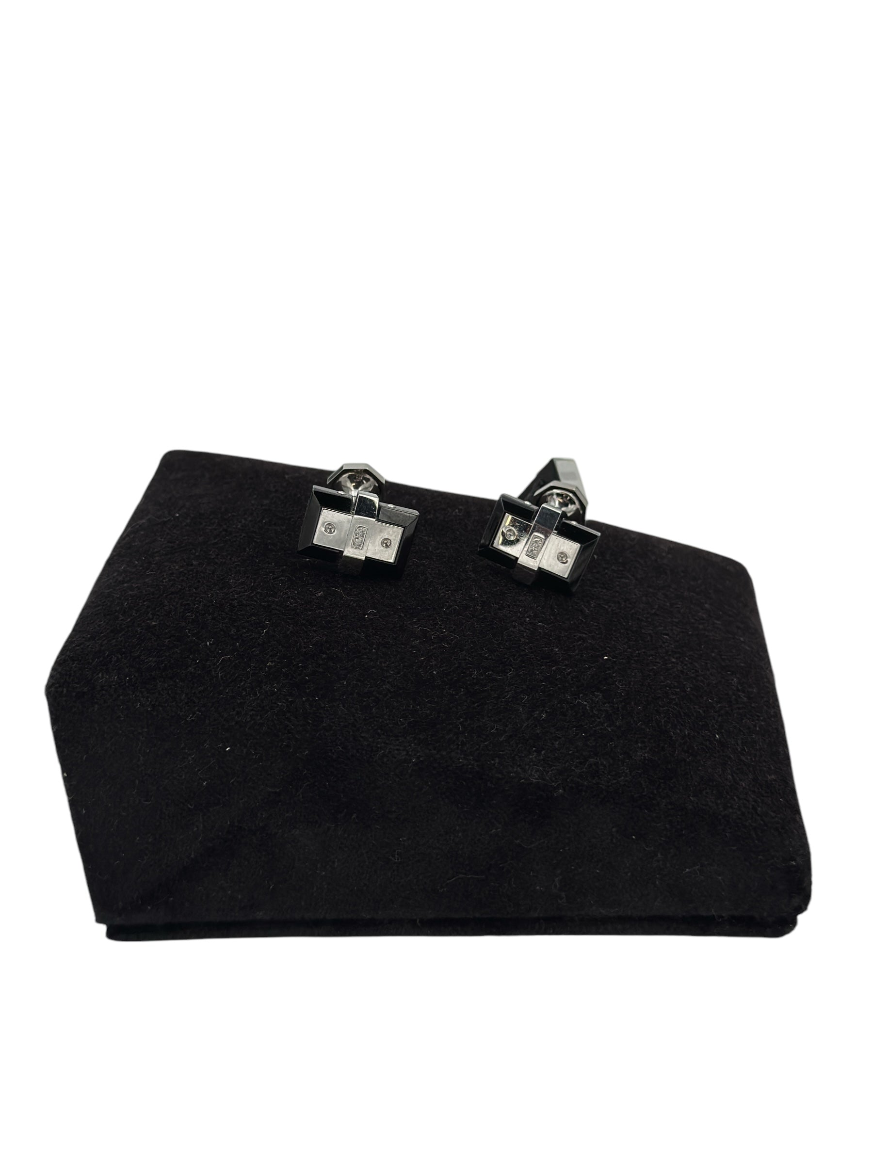 GEMELLI BARAKA IN ACCIAIO con diamanti neri - PS245042BNDB000004