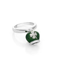 Anello Et Voilà campanella verde in argento - 36387